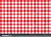 Checkered Tablecloth Clipart Image