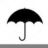 Umbrella Clipart Black And White Image