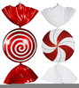 Christmas Peppermint Candy Clipart Image