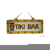 Tiki Sign Clipart Image
