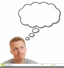 Man Dreaming Clipart Image