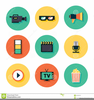 Movie Camera Icon Clipart Image