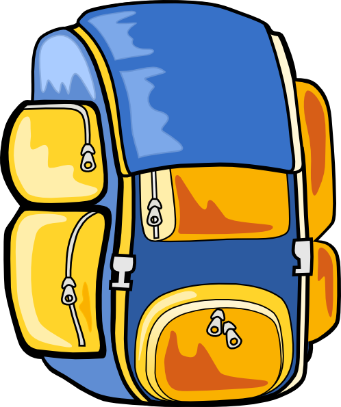 Download Backpack Clip Art at Clker.com - vector clip art online ...