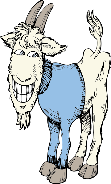 Goat In A Sweater Clip Art at Clker.com - vector clip art online