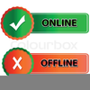 Online Offline Icon Image