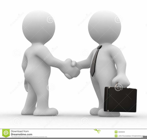Business Handshake Clipart Image
