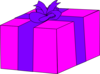 Pink Gift Box Clip Art