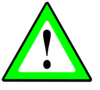 1 General Risk Green Clip Art