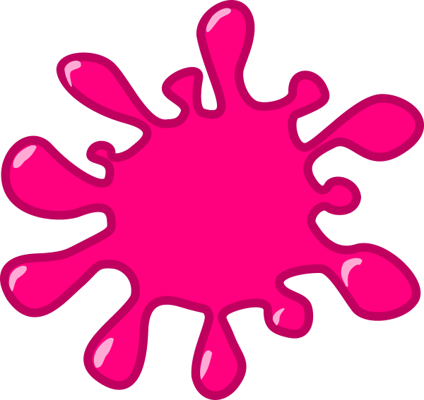 Pink Splash Clip Art at Clker.com - vector clip art online, royalty ...