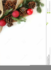 Christmas Evergreen Clipart Image