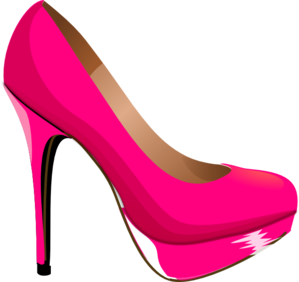 Pink Highheal Shoe Clip Art at Clker.com - vector clip art online ...