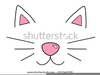 Cat Head Drawing Image