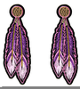 Native American Feathers Clipart Image