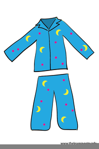 Boys Pajamas Clipart