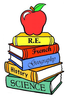 Kids With Books Clipart Image