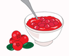 Cranberry Sauce Clipart Image