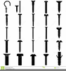 Screws Clipart Image