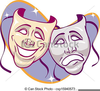 Comedy Drama Masks Free Clipart Image