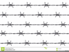 Barbed Wire Frame Clipart Image