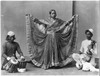 Nautch Girl Dancing With Musicians Accomp. Calcutta, India Ca. 1900. Image