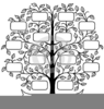 Family Reunion Clipart Trees Image