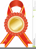 Medal With Ribbon Clipart Image