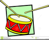 Drum Cartoon Clipart Image