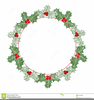 Border Christmas Clipart Holly Image