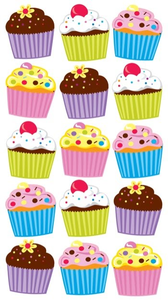 Sticko Stickers Cupcakes Image