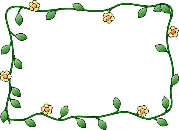Flower Frame Clip Art at Clker.com - vector clip art ...