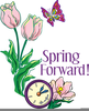 Spring Forward Fall Back Clipart Image