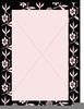 Pink And Black Border Clipart Image