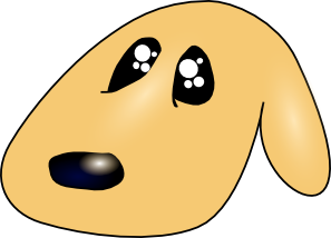 Ericlemerdy Cute Sad Dog Clip Art