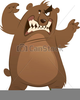 Grizzly Bear Cartoon Clipart Image