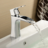 Centerset Solid Brass Chrome Finish Single Handle Bathroom Faucet-- Faucetsuperdeal.com Image