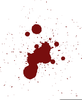 Blood Spray Clipart Image