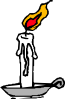 Burning Candle Clip Art