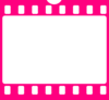 Pink Film Strip Clip Art
