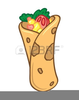 Sandwich Wrap Clipart Image