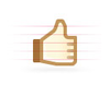 Blockie Thumb Up Image