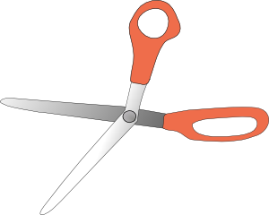 Scissors Wide Open Clip Art