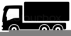 Lorry Clipart Black And White Image