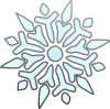 Erik Single Snowflake Clip Art