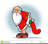 Naughty Santa Claus Clipart Image