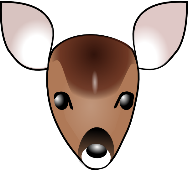 Deer Head Clip Art at Clker.com - vector clip art online, royalty free