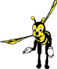 Bowing Bee Clip Art
