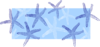 Blue White Starfish Clip Art