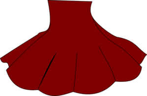 Red Skirt Clip Art at Clker.com - vector clip art online, royalty free ...