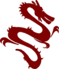 Crimson Dragon Clip Art