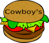 Cowboysburger Clip Art